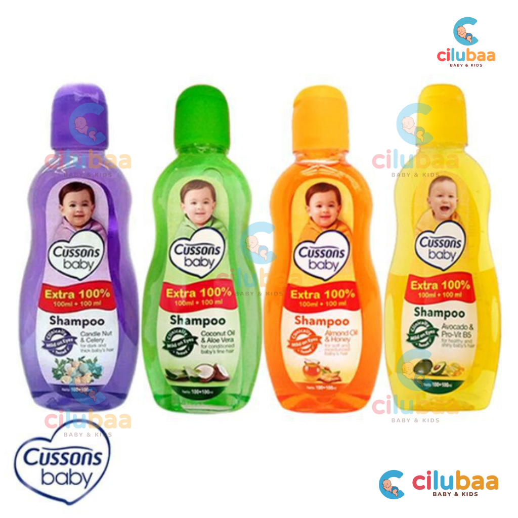 CUSSONS Baby Shampoo | Shampoo Bayi  | Cussons baby SHAMPOO 50ml+50ml dan 100ml+100ml