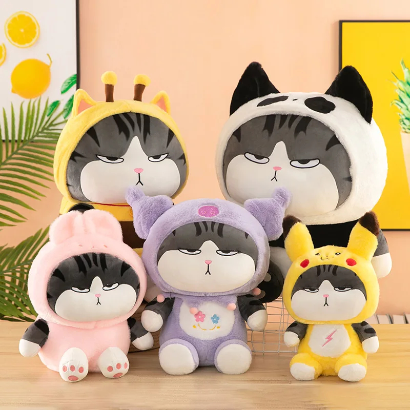 Boneka Kucing Lucu Cat Furyu Costumes Plush Toys Hadiah Kado Ulang Tahun Anak Ukuran 30cm