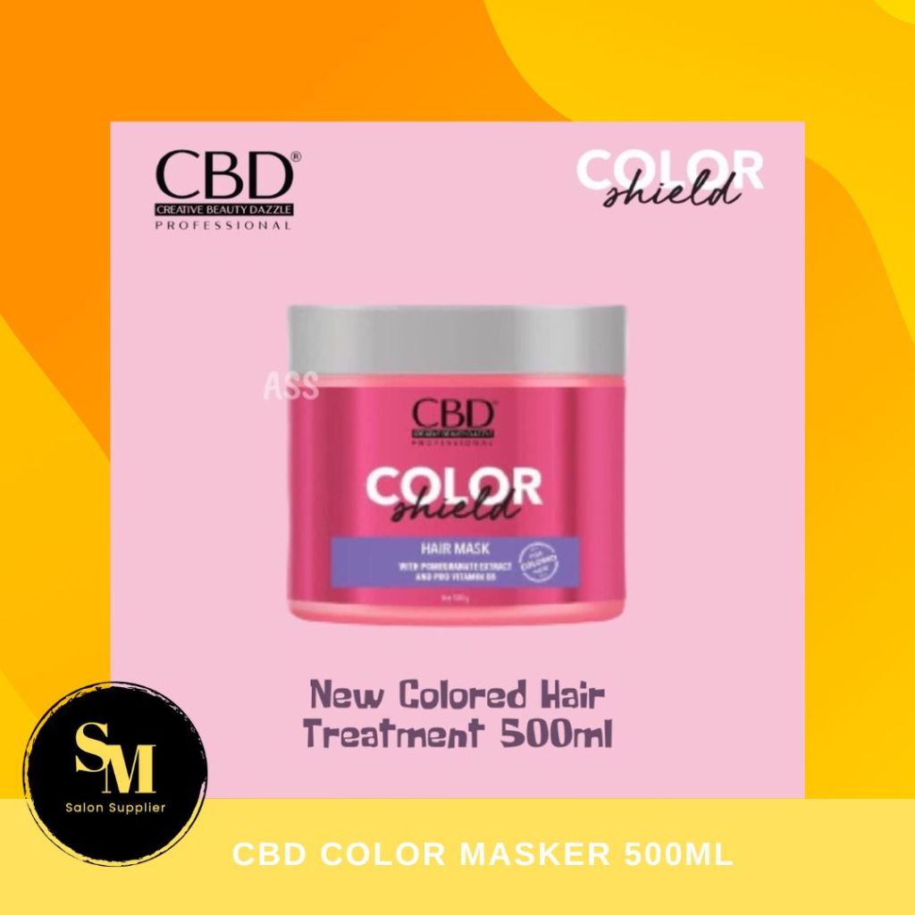 CBD Keratin Color Shield Masker 500gr - Masker Rambut Berwarna