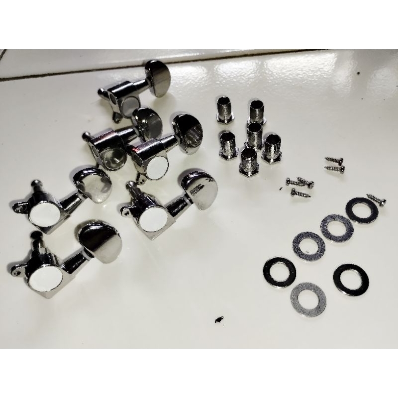 dryer peg tuning gitar akustik elektrik chrome grover