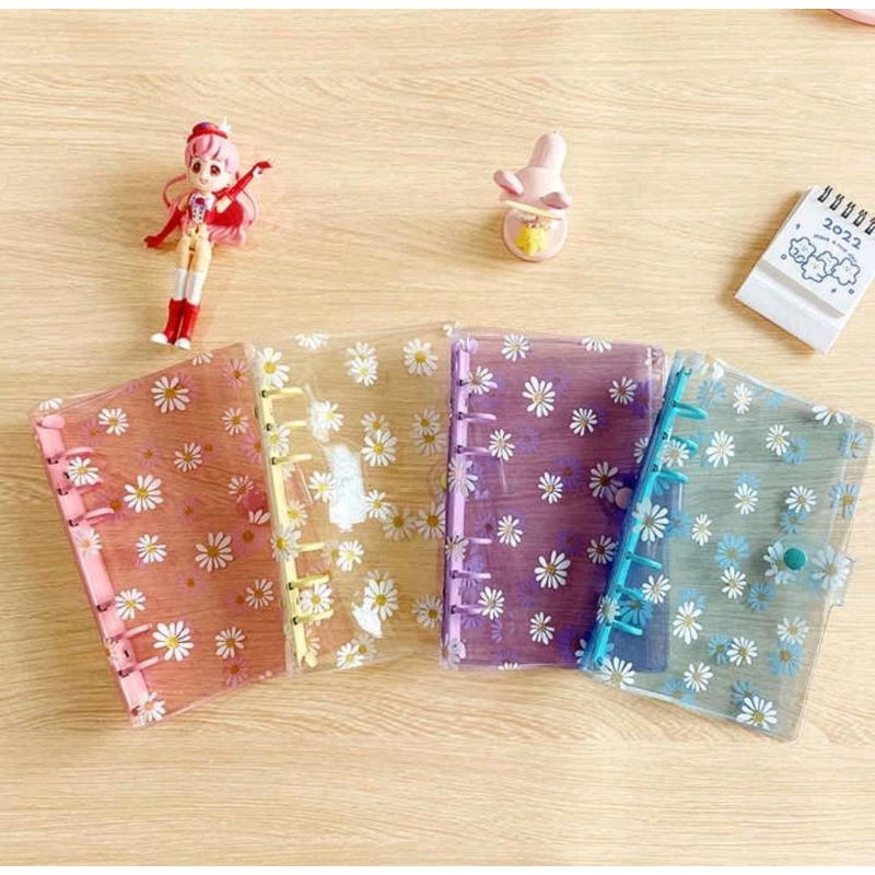 

A6 binder jelly daisy binder photocard binder keuangan binder journaling