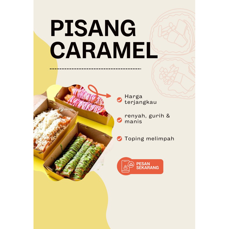 

pisang caramel
