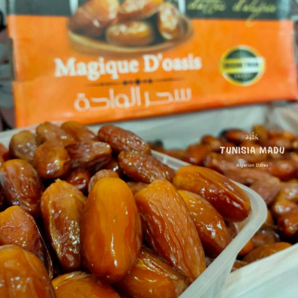 

Kurma Tunisia Madu NON Tangkai Kemasan 500gr