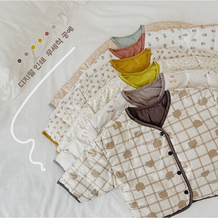 NaughtyBebe : DUCK Down Jacket Jaket Winter Anak Bayi Down Bulu Bebek Bear