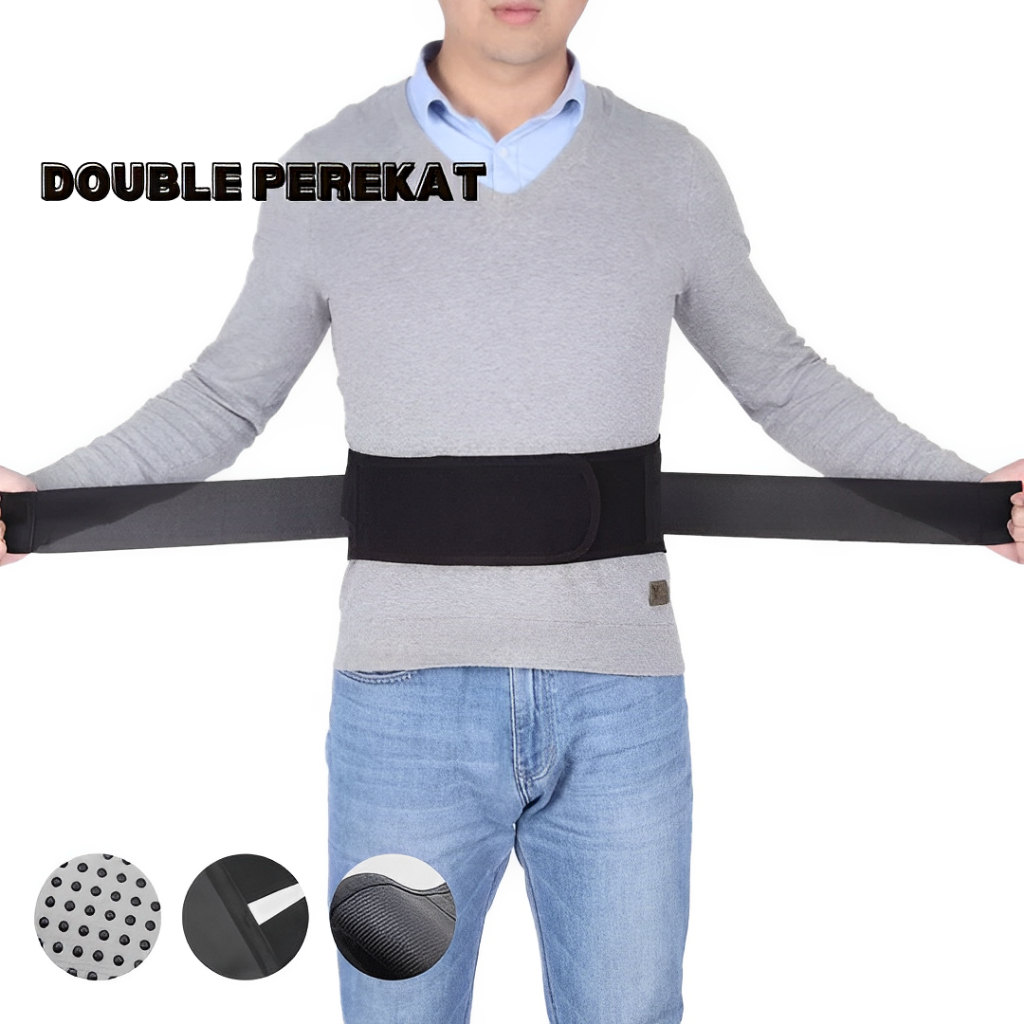 TERAPI PINGGANG KOMBAT BELT Korset batu tourmaline