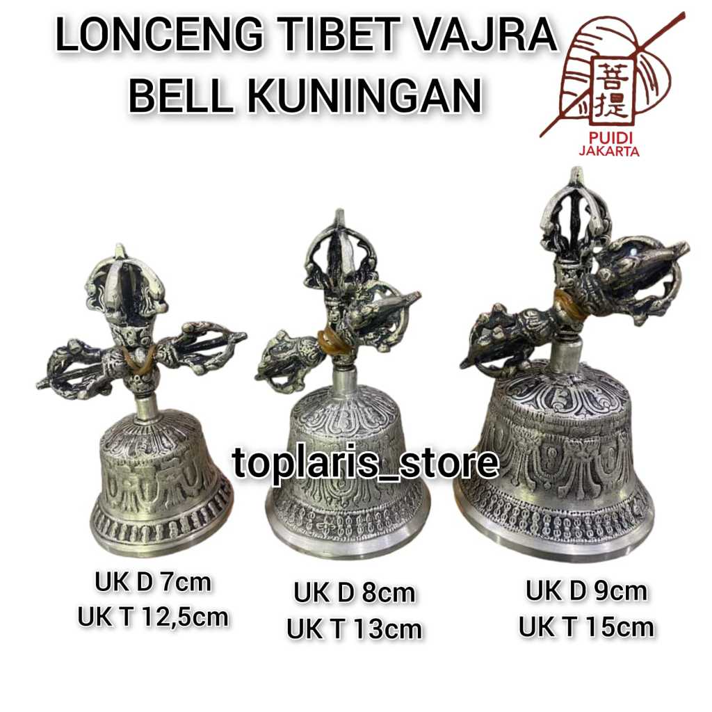 Lonceng Tibet Vajra Bell Kuningan 02