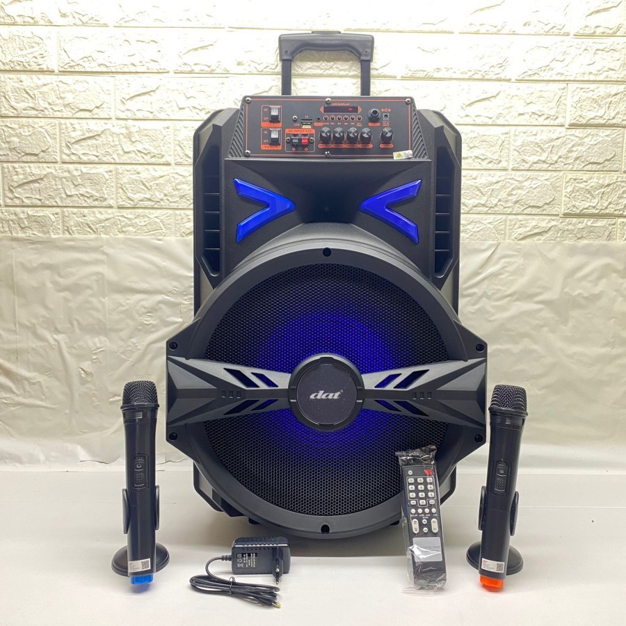 SPEAKER PORTABLE DAT DT1516 SPEAKER TROLLEY DAT DT 1516 DAT 1516