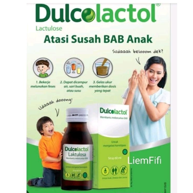 SIRUP Dulcolactol Dulcolax sirup untuk sembelit Sulit BAB pada Bayi/Anak/Dewasa/Lansia