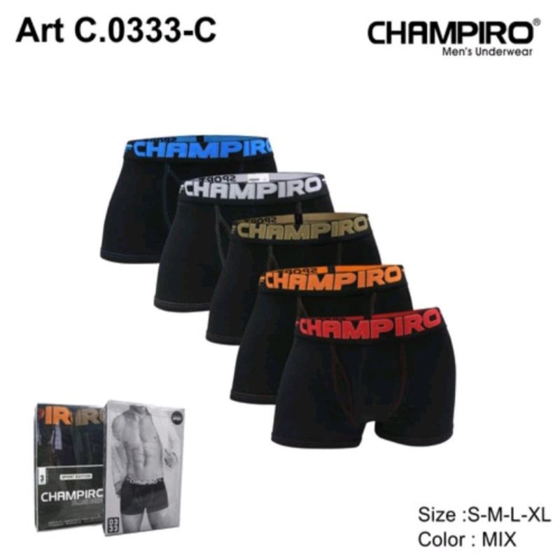 CD BOXER CHAMPIRO//CELANA BOXER CHAMPIRO 0333//CELANA DALAM PRIA