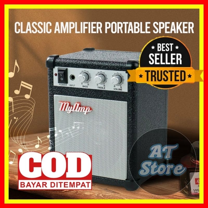 Spiker Portable Speaker Salon Sound System Mini Laptop Musik Super Bass Usb Model Amplifier Gitar Ke