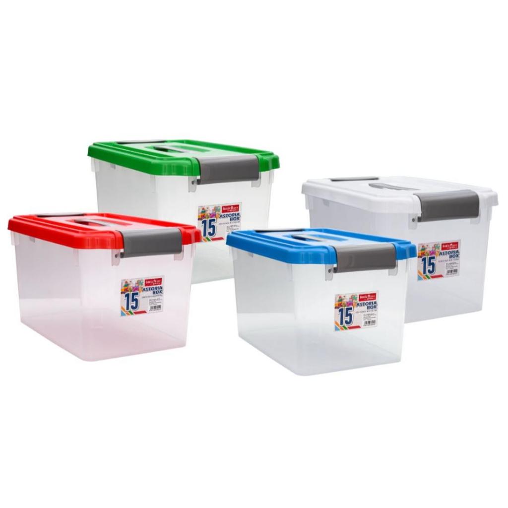 BasicHome By LionStar CB 15 Liter Container Box Astoria Kotak CB15 Kotak Penyimpanan Serbaguna Stora