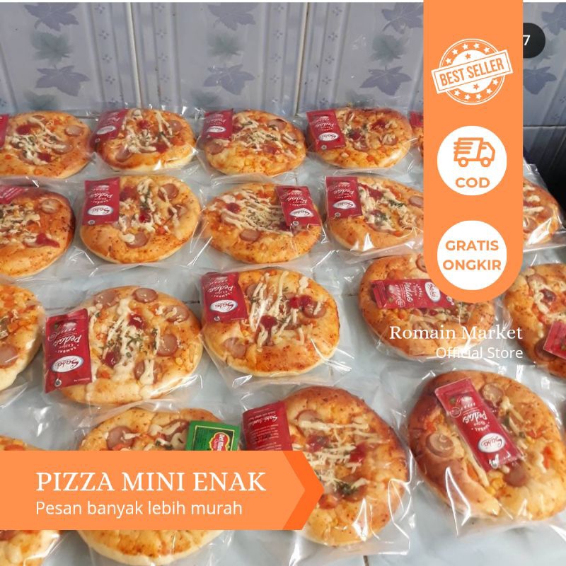 

PROMO PIZZA MINI MURAH - PEMBELIAN MINIMAL 5PCS - TANPA BAHAN PENGAWET COCOK UNTUK SARAPAN ATAU TEMANAN NONTON