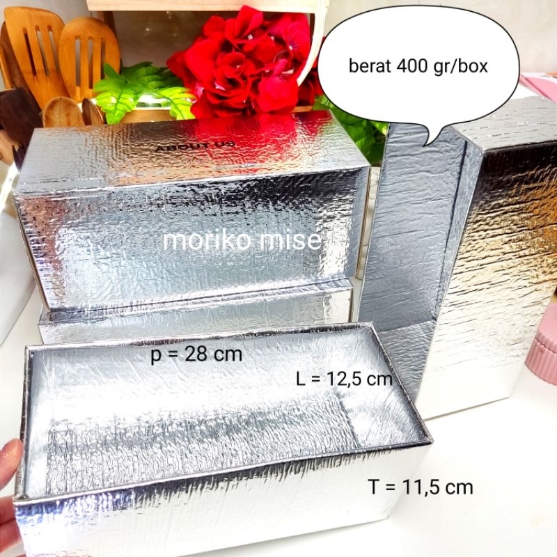 

tambahan packing / kotak aluminium foil box tahan dingin / bubble wrap / ice box es batu tambahan