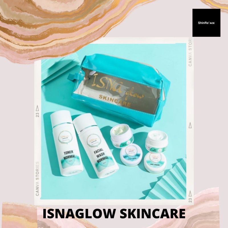 ECER ✓ ISNA GLOW SKINCARE ✓SIAP KIRIM - FREE EMAS - ISNA GLOW SKINCARE ORIGINAL BPOM | ISNA GLOW PLA