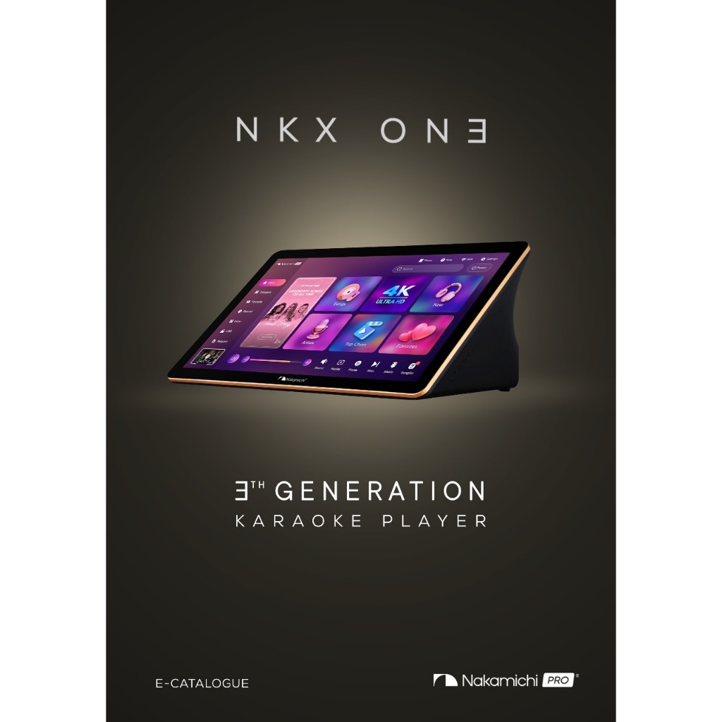 Nakamichi NKX ONE Player Karaoke Nakmaichi NKX 1 2 TB LED Original