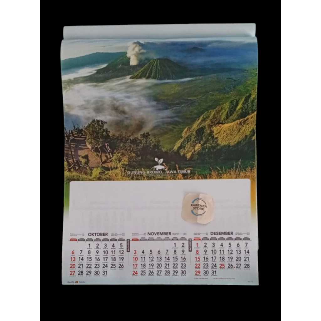 

Kalender Dinding Triwulan 2024 Motif Pesona Alam Indonesia AO 110