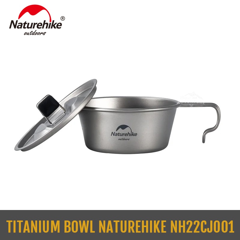 TITANIUM BOWL NATUREHIKE NH22CJ001 - MANGKOK TITANIUM