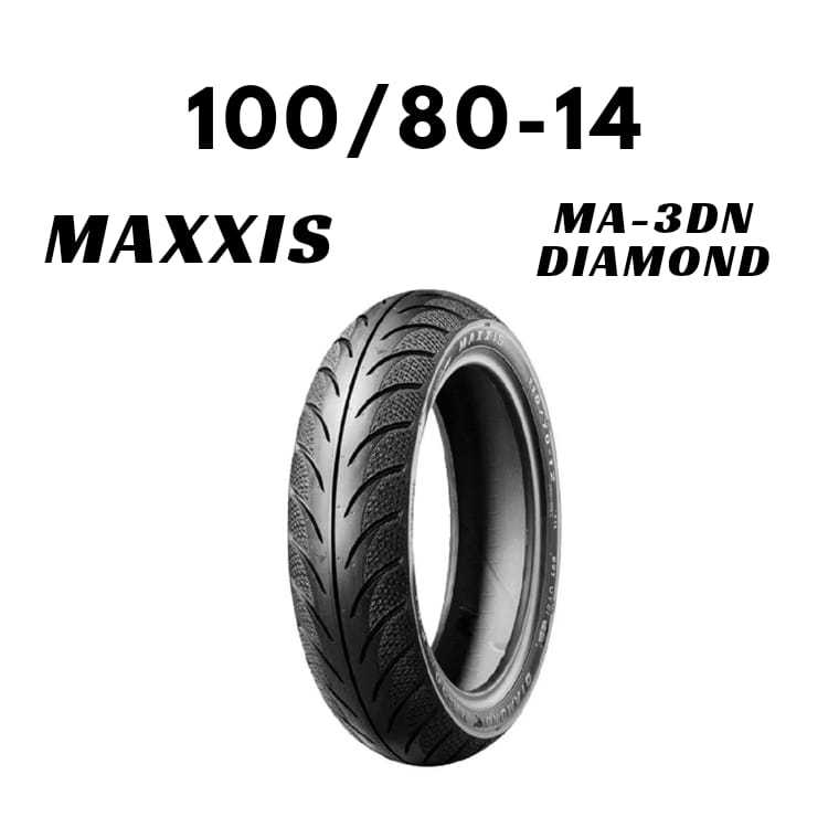 Ban Motor Ring 14 [ 100/80 ] DIAMOND Ban MAXXIS 100/80-14 Tubeless