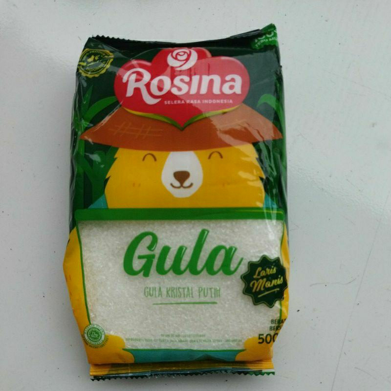 

Gula Pasir Premium Merek Rosina Kemasan 500 gr