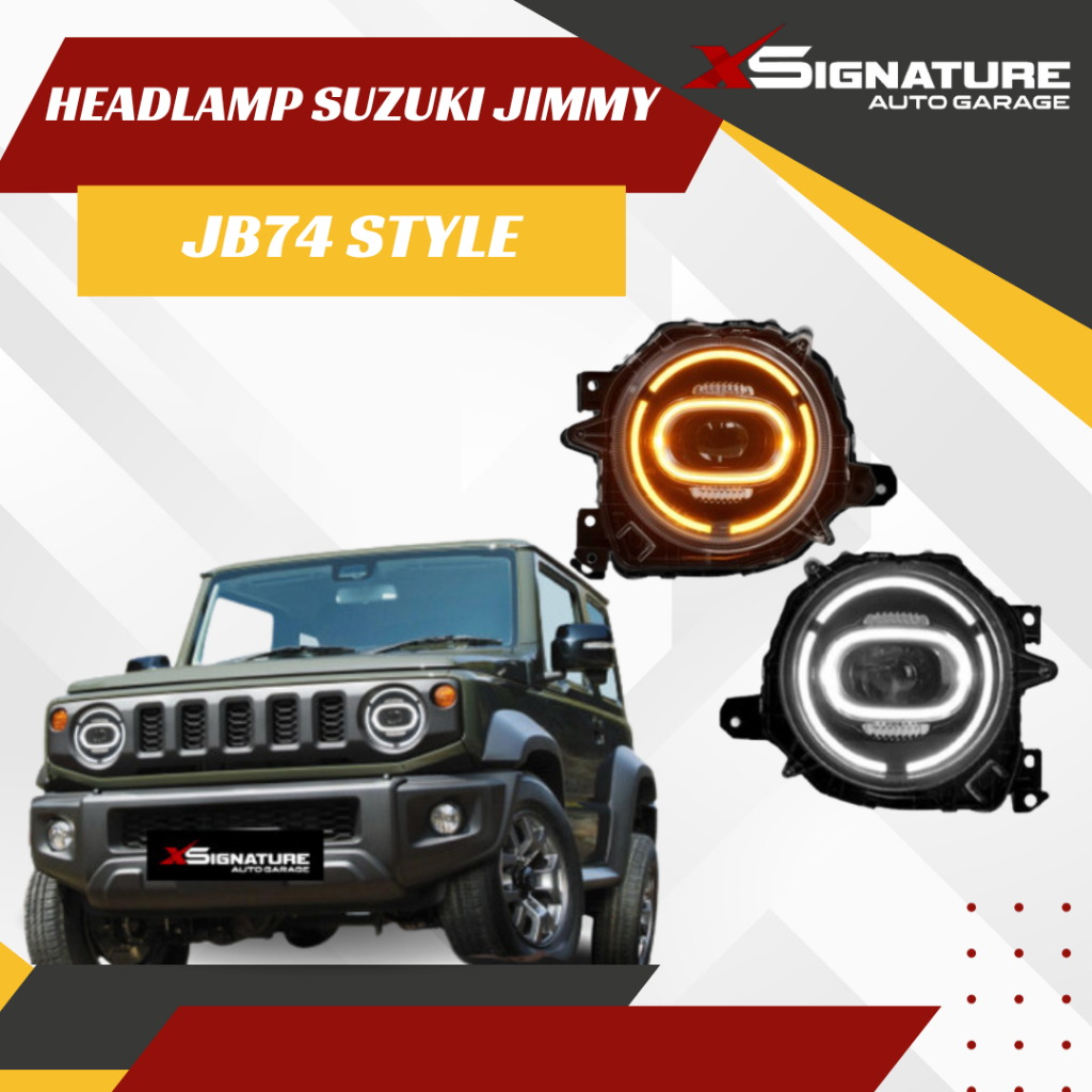 HEADLAMP SUZUKI JIMNY JB74 STYLE AIMGAIN FULL LED