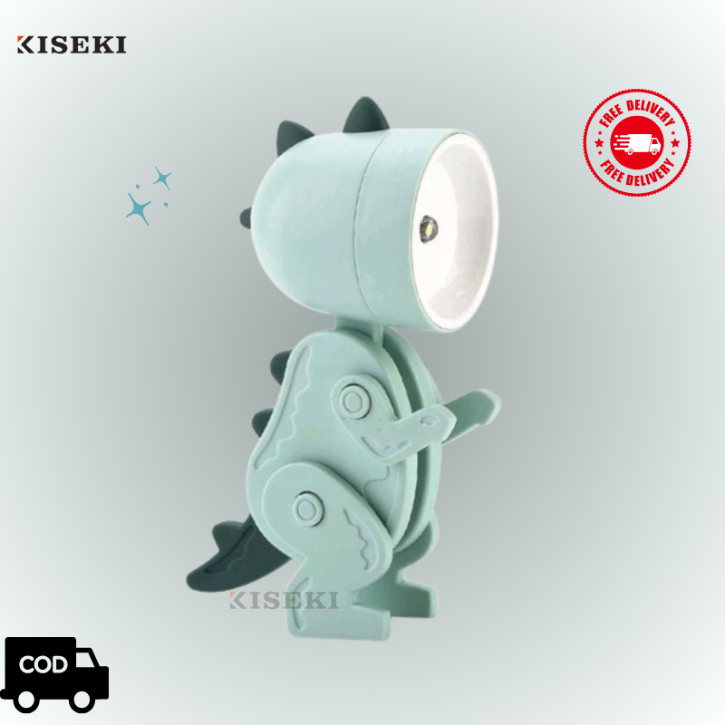 Kiseki Lampu Tidur LD17 Dinosaurus | Night Lamp | Lampu Lampu Meja | Lampu Baterai | Lampu Mini | La