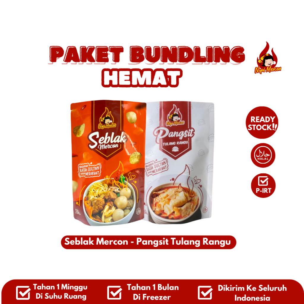 

PAKET HEMAT NYAI MERCON ( SEBLAK RANGU & PANGSIT RANGU)