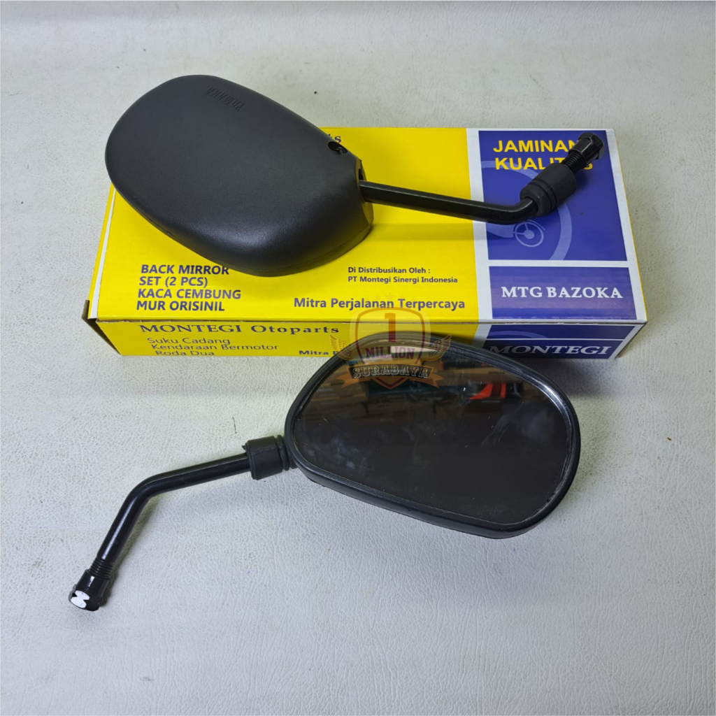 SPION YAMAHA MIO VEGA R /ZR STANDART ORI MONTEGI KACA ORIGINAL