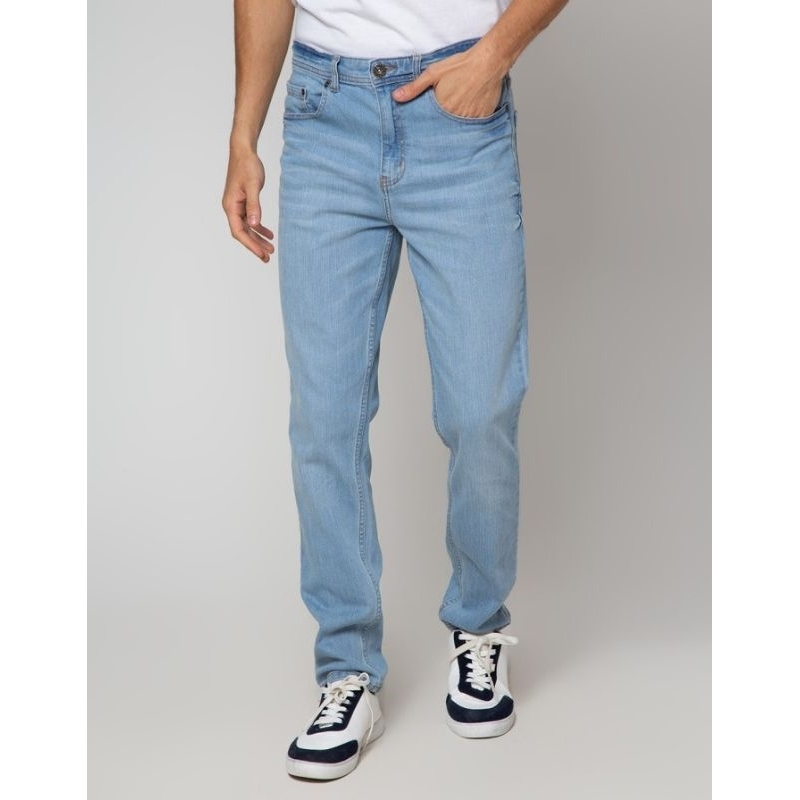 Nevada Jeans Pria Slimfit Original Celana Panjang Laki Laki Jeans Pensil Matahari Original