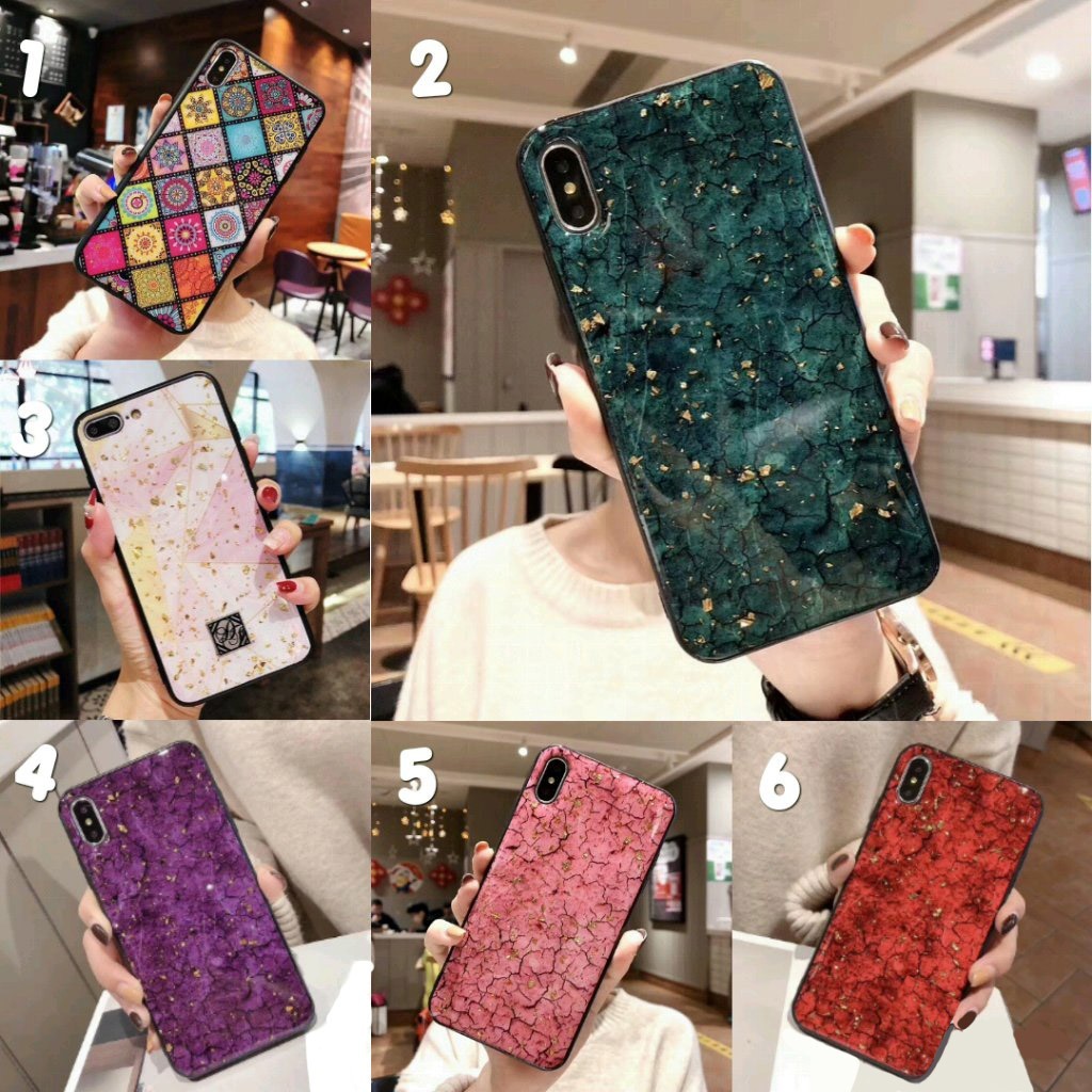 Crystal Glass Case Xiaomi Mi A1 Mi A2 Mi A2 Lite Mi 5X Mi 6X Mi 8 Lite Mi 11 Lite