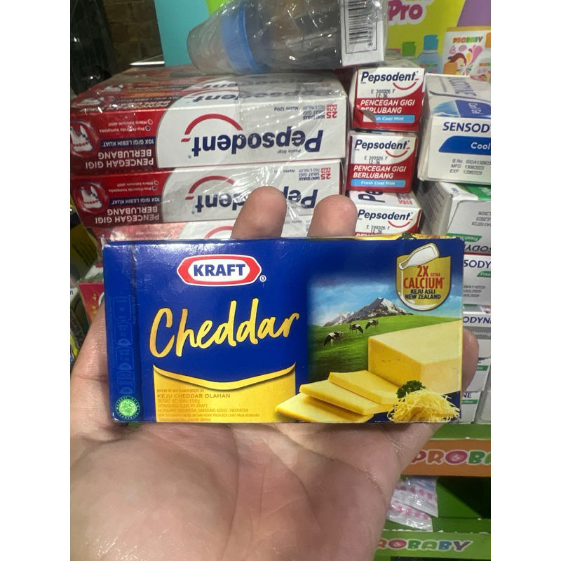 

Keju Kraft Cheddar 150g
