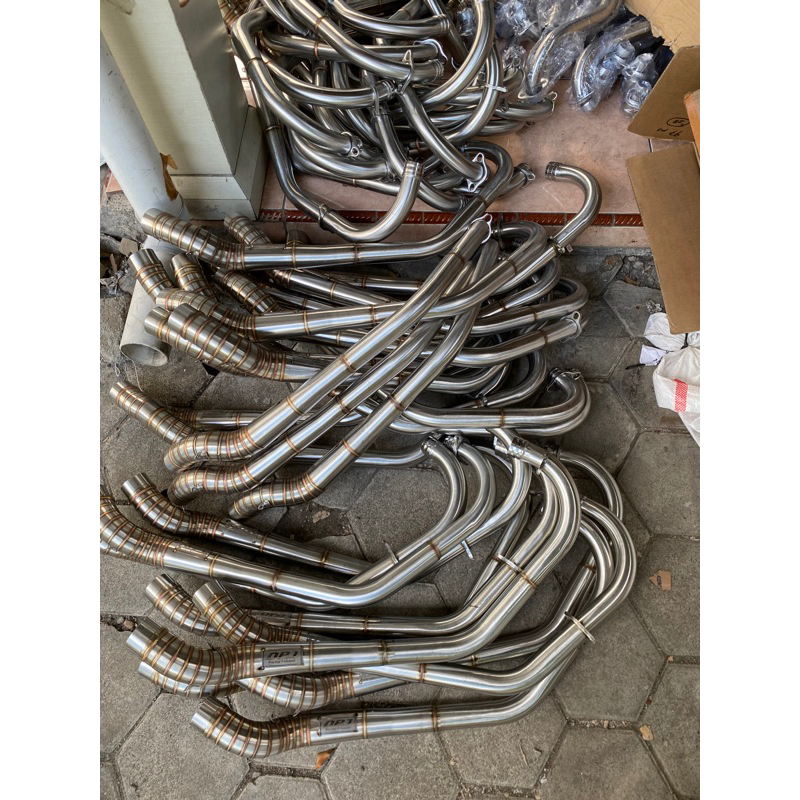 leheran kenalpot pnp tiger khusus silincer scorpio ktm r0 dpj