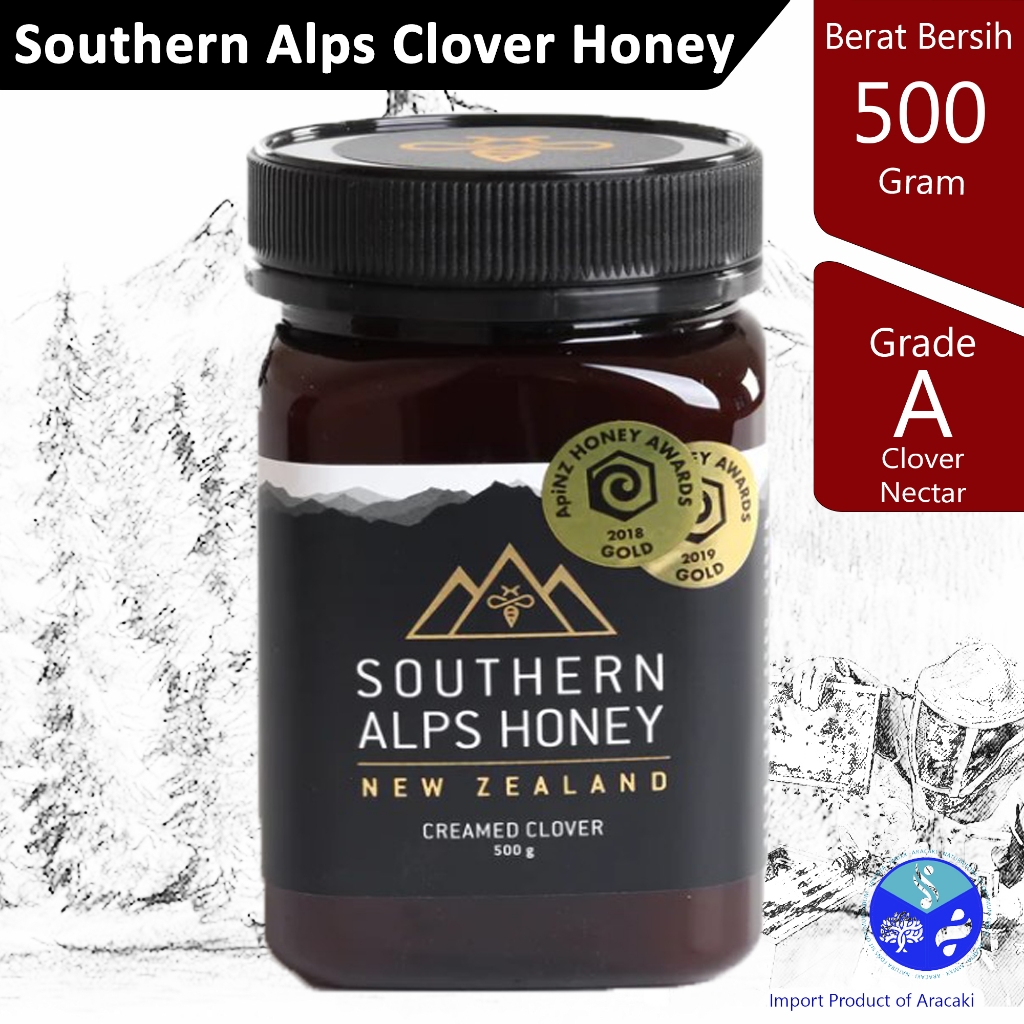 

Madu Clover Honey Southern Alps 500 gr