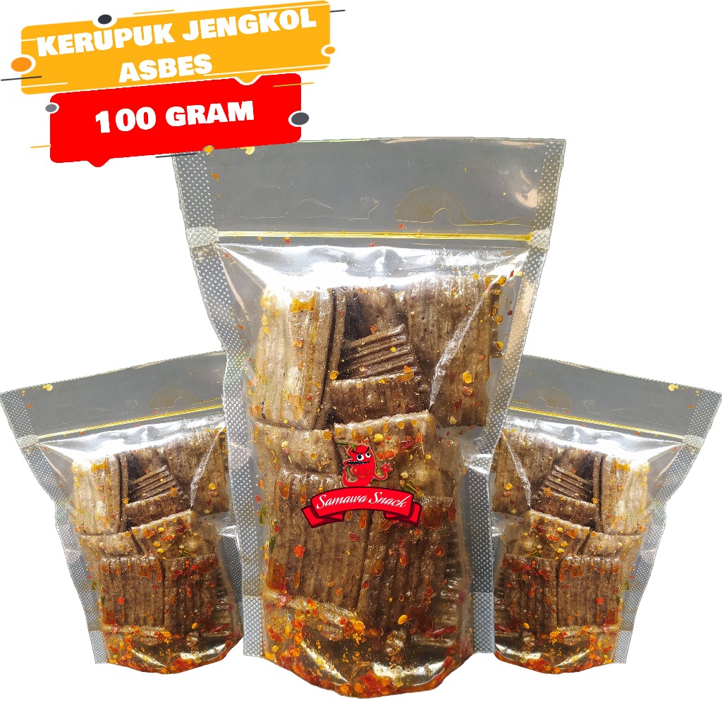 

kerupuk jengkol pedas daun jeruk kemasan ekonomis 100gr