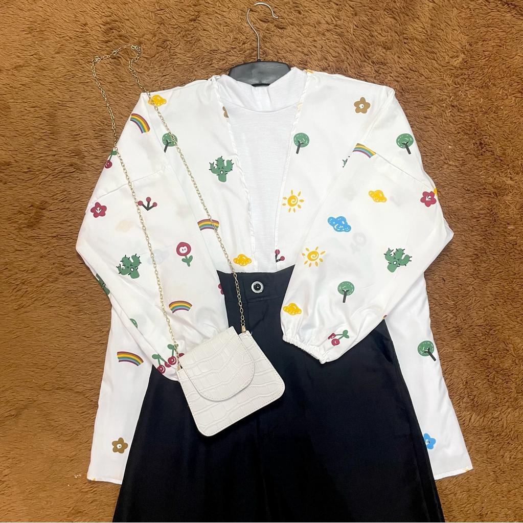 BEFAST - ZRD SETELAN WANITA MESA / SETELAN KIYOWO OUTER CELANA PANJANG / setelan baju outer kiyowo d