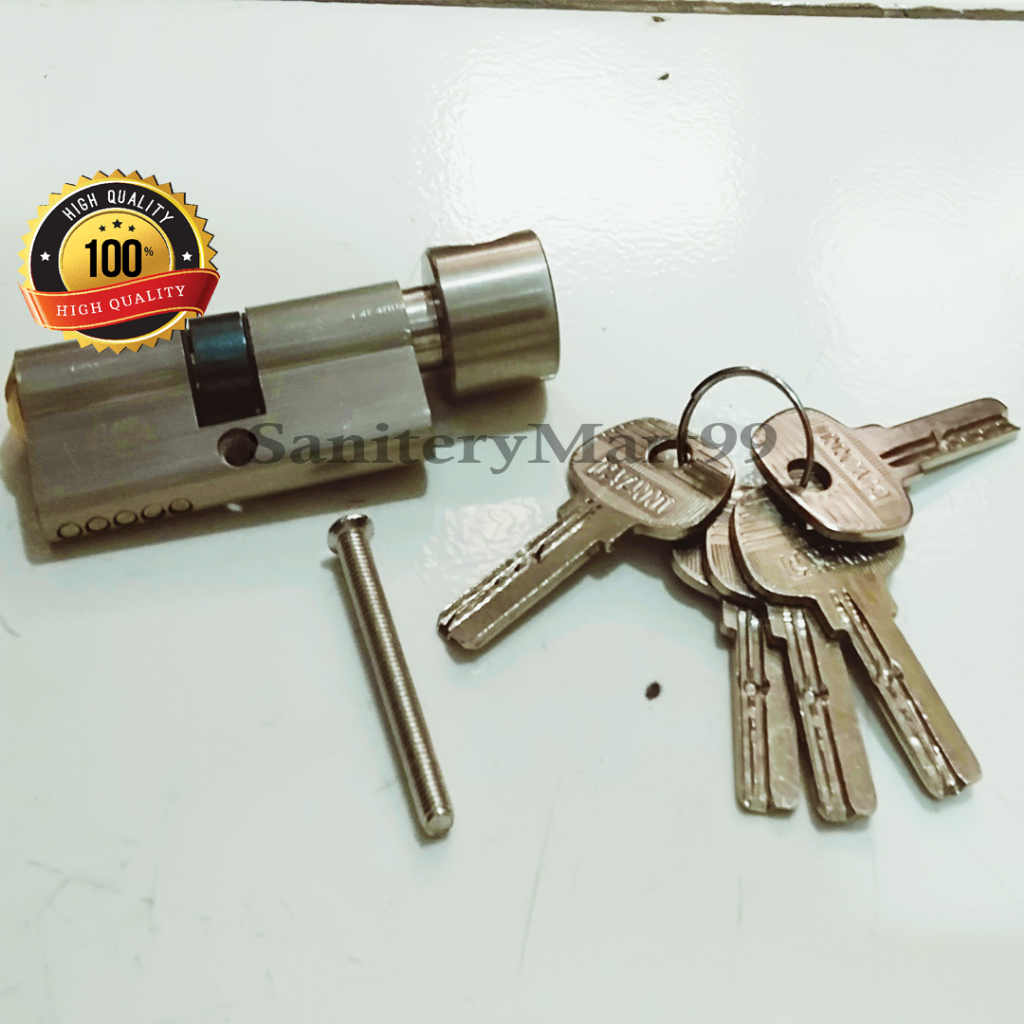 Cylinder Silinder / Cylinder Kunci / Silinder Knob Kunci Besar Silinder Kunci 60mm Free  Anak Kunci