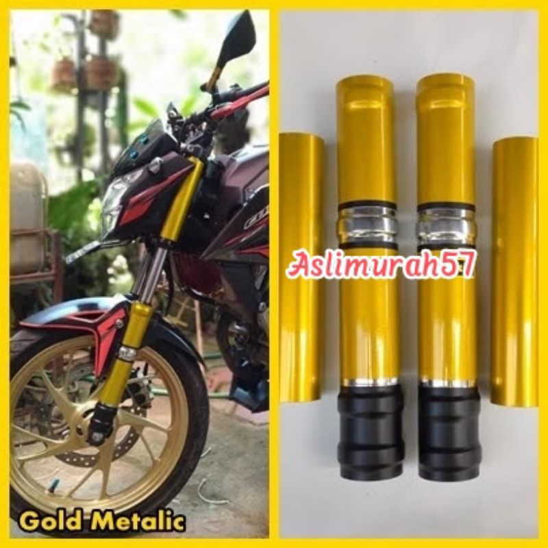 COVER SHOCK HONDA CB150R NEW DAN OLD AKSESORIS SHOCKBREAKER CB150R COVER SHOCK HONDA CB