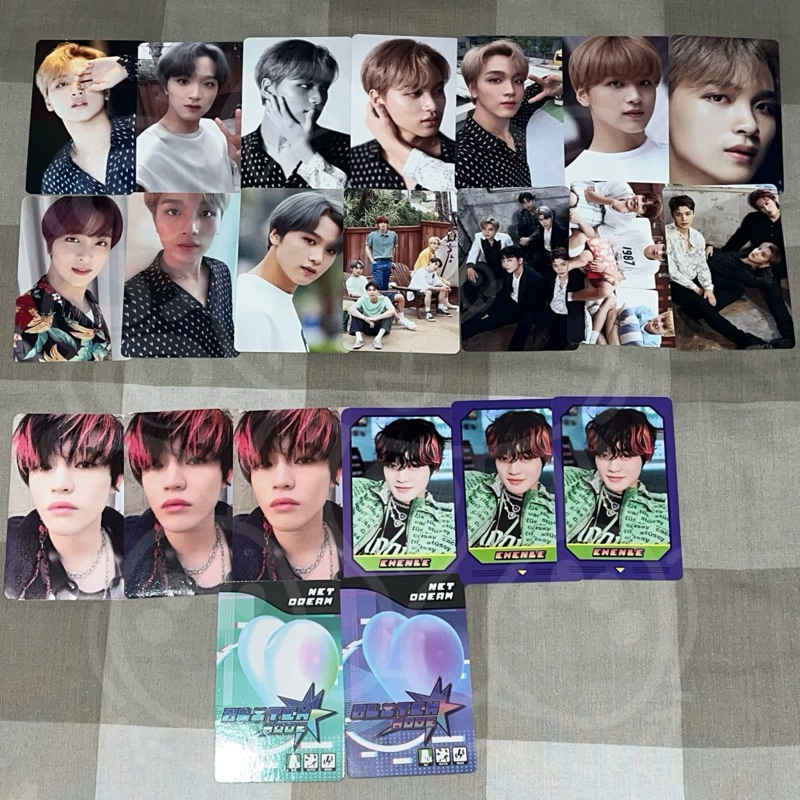MATCHING CARD DICON NCT 127 DREAM OFFICIAL PC HAECHAN CHENLE SET ( BACA DESKRIPSI )