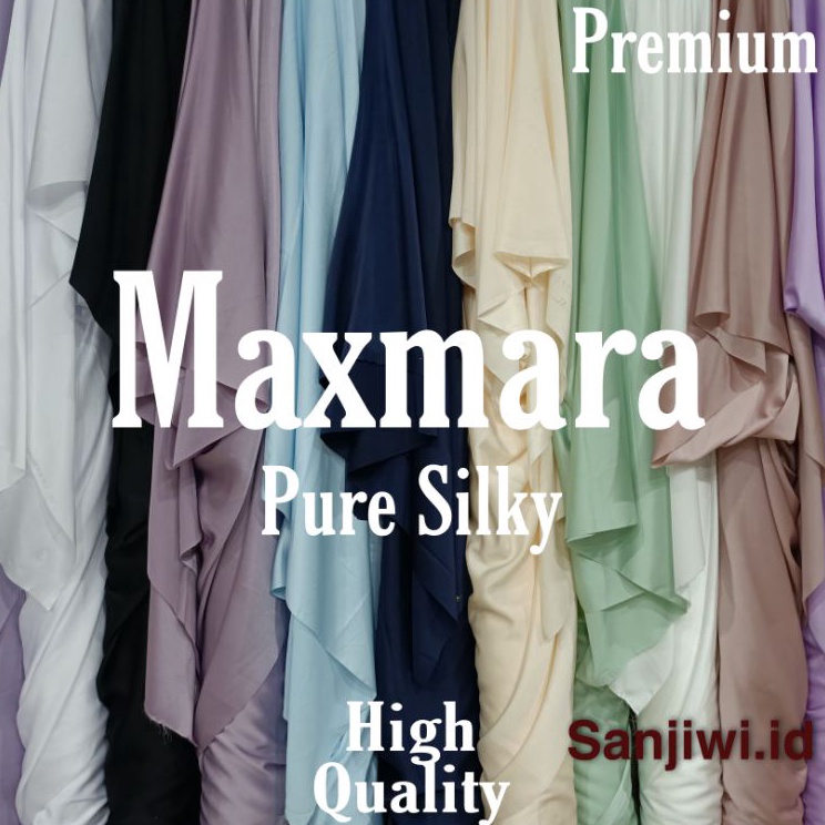 Kain MAXMARA PREMIUM / Kain Bridesmaid / Kain Satin Maxmara Pure Silk