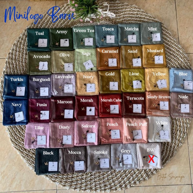 Journey Scarves Hijab Motif Minilogo Series Premium Plat JP Gold