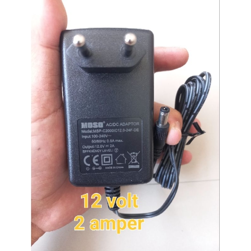 adaptor adaptor switching 12volt 2 ampere  12volt 2A