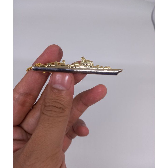 VHYS1704 Free Ongkir Penjepit Dasi Cruise Line Kapal Pesiar Captain Kapten