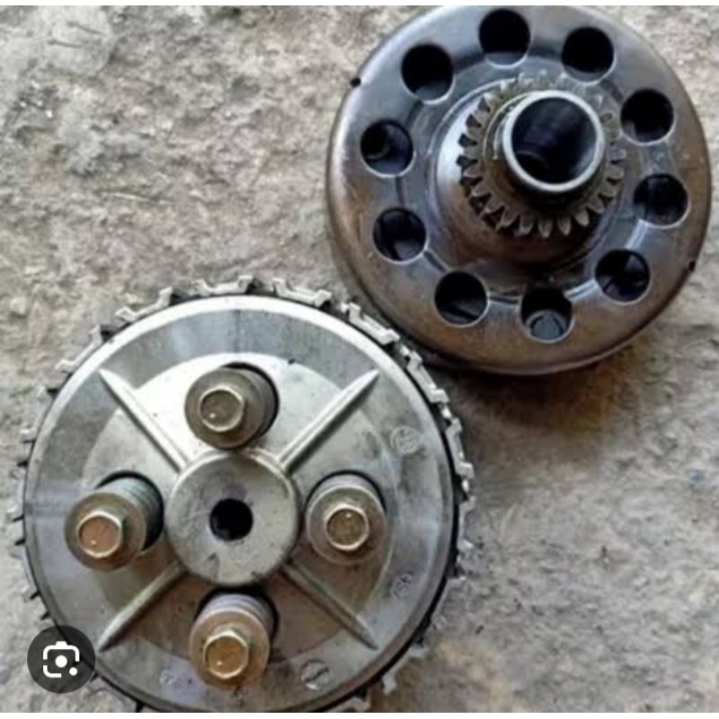 gigi nanas lonceng seproket otomatis rumah kopling perimer sekunder motor Jupiter MX OLD barang copo