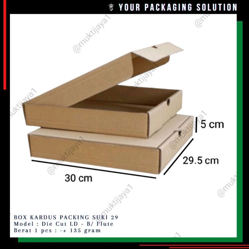 

BOX SUKI 29 • Uk. 29.5x30x5cm LD • Kotak/ Kardus/ Packing