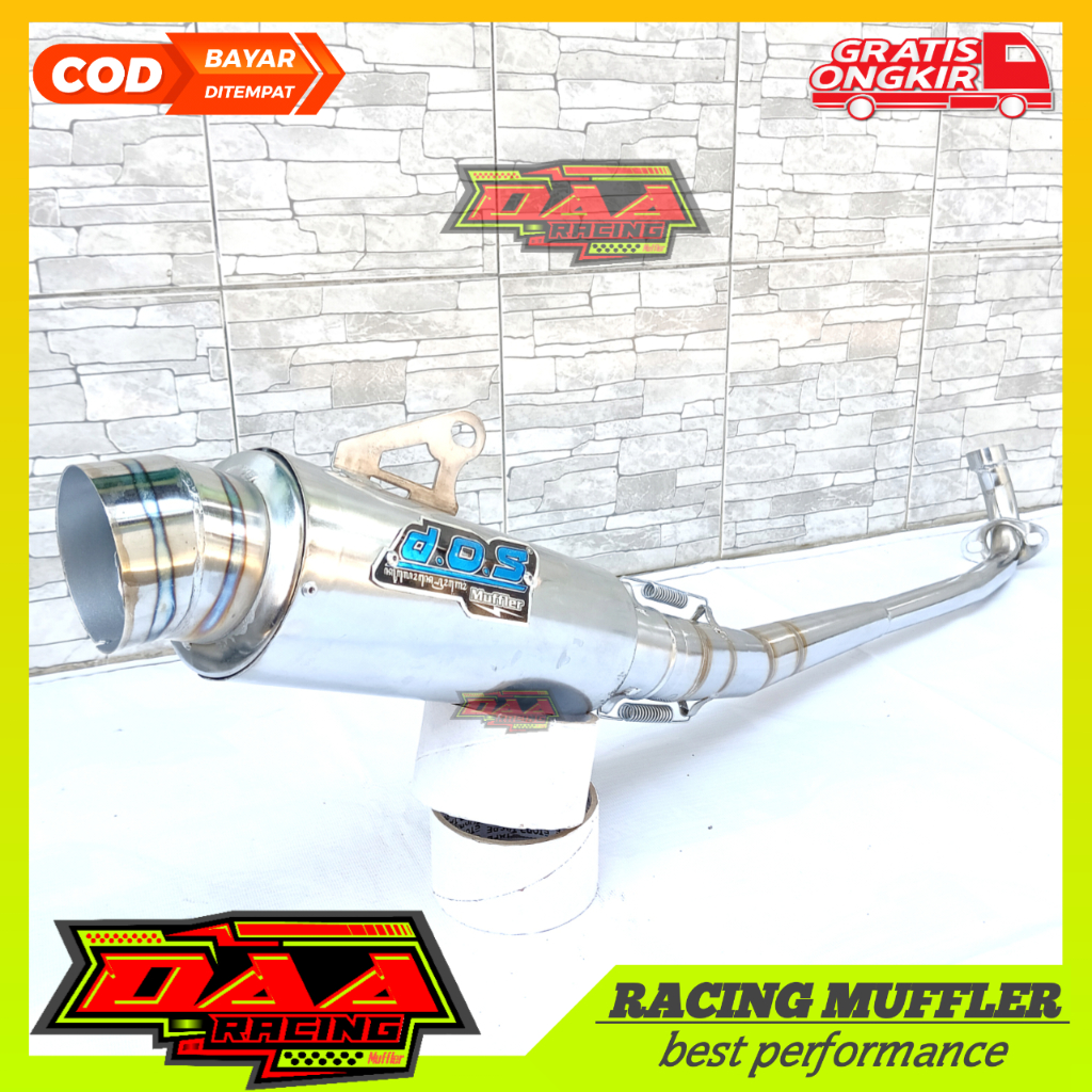 Knalpot racing SUPRA Jupiter DOS vega revo karisma blade astrea win c70 smash shogun motor bebek
