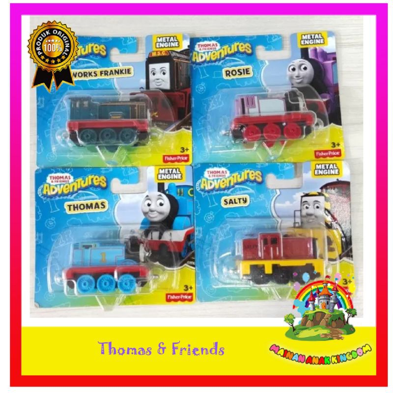Diecast Thomas And Friends Adventures Metal Mainan Kereta Api