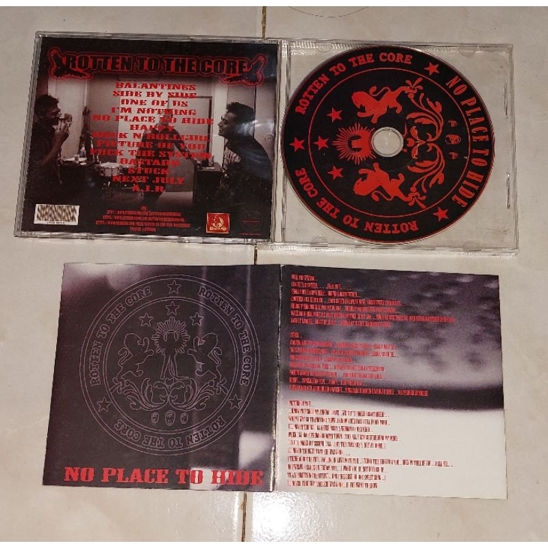 cd Indonesia original ROTTEN TO THE CORE-No Place To Hide