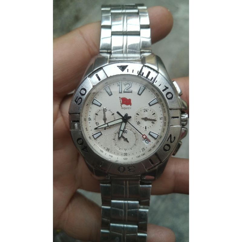 jam tangan swiss chronoforce japan quartz second bekas original