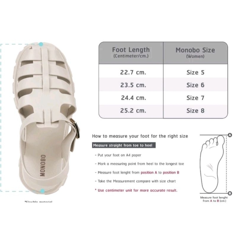 monobo nippon sandal original thailand warna sky blue