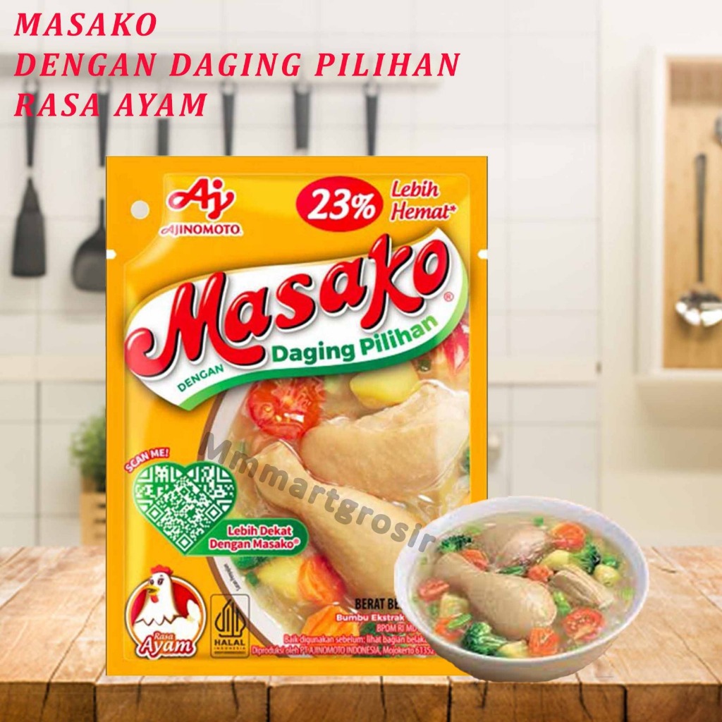 

Masako / Bumbu Penyedap Rasa / Bumbu Penyedap Rasa Ayam / 100gr