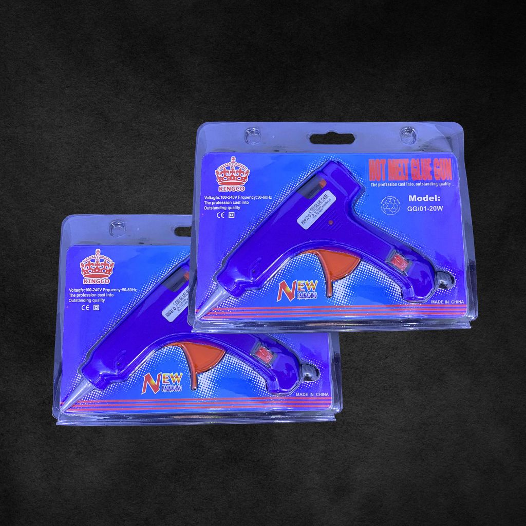 

GLUE GUN / LEM TEMBAK MURAH CEPAT PANAS 20 WATT MEREK KINGCO